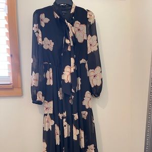 Black maxi dress